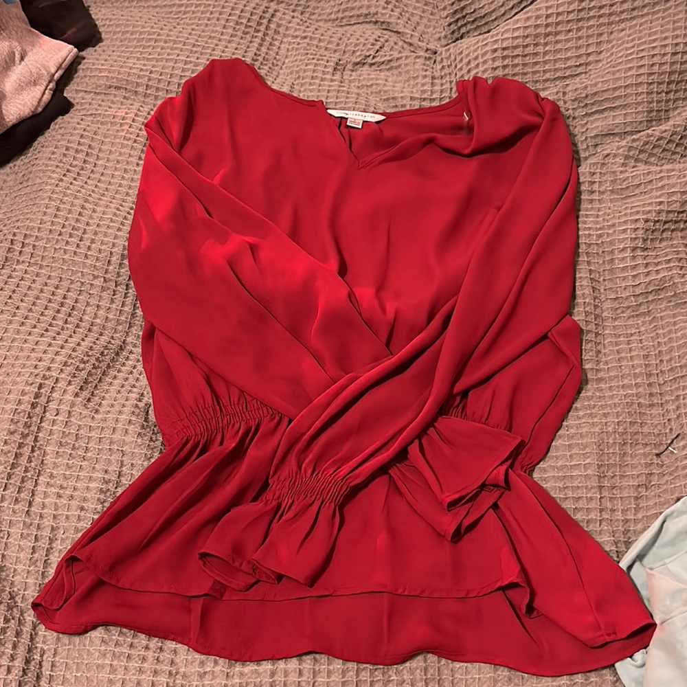 Counterparts L Maroon Blouse
